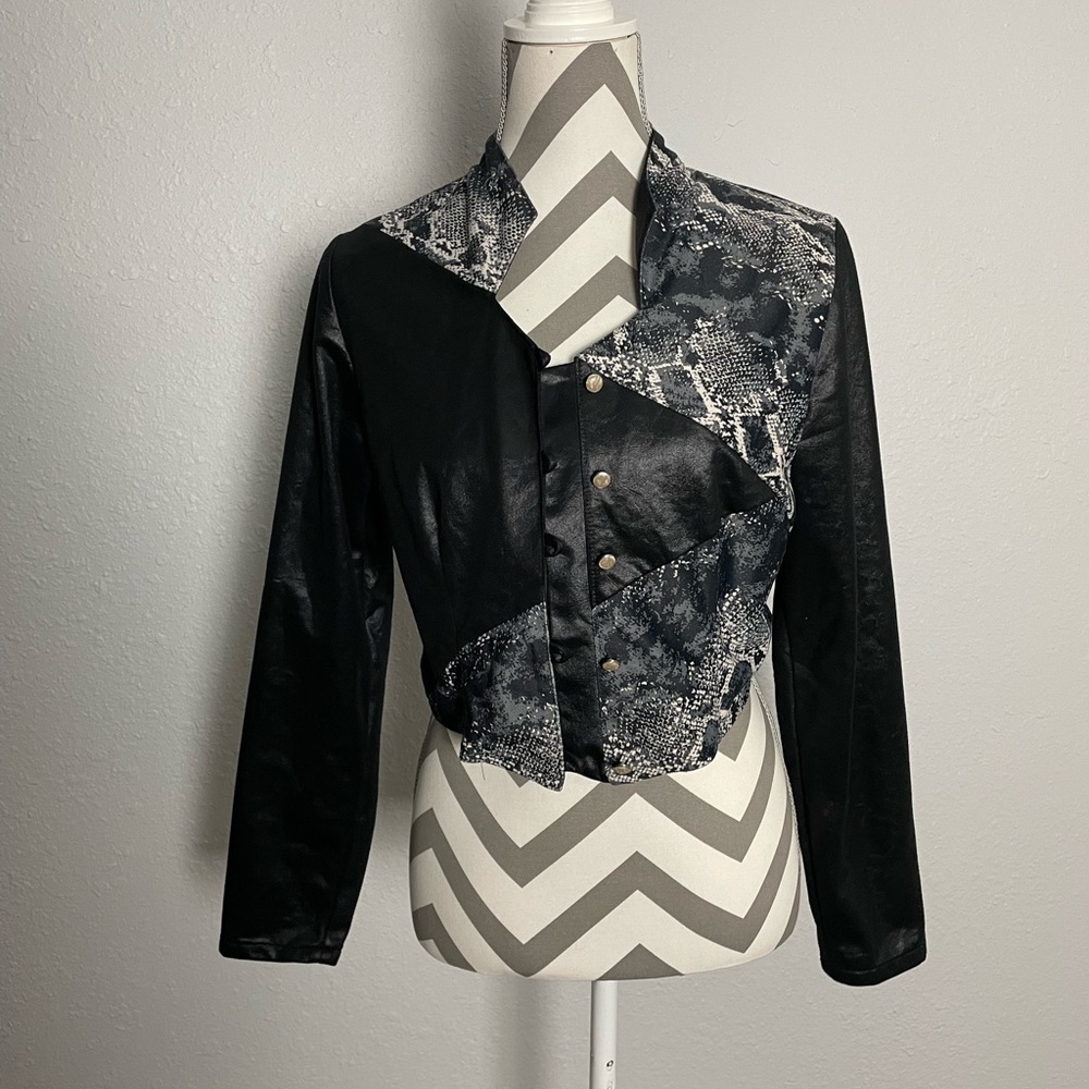 Western snakeskin jacket